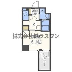 プレサンス上町台クレストの物件間取画像